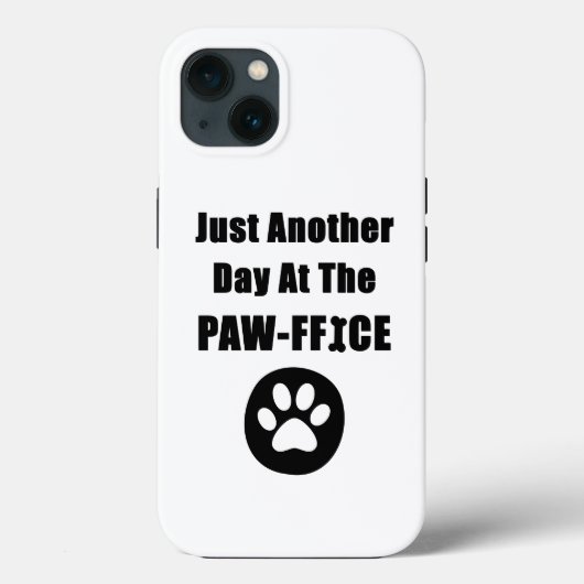 Mopshondpootwoordspeling, gewoon weer een dag op h Case-Mate iPhone case (Achterkant)