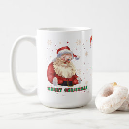 Mopshoofd Kerstman 450ml Mok