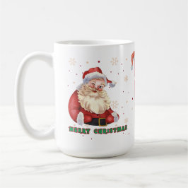 Mopshoofd Kerstman 450ml Mok