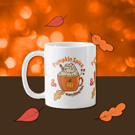 Mopshoofd met pompoengewürce latte koffiemok