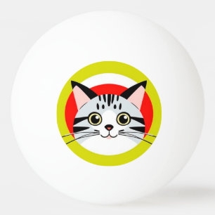 🐱 Mopshoofd Tafeltennis Sport Cadeau Pingpongbal