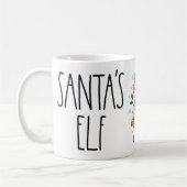 Mopshoofdas Kerst Elf Kerstmoker Koffiemok (Links)