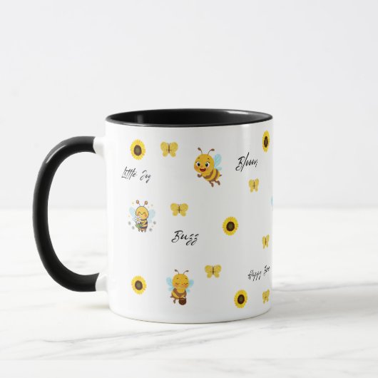 Mopshoofdige Bij Kinderen Mok (Links)