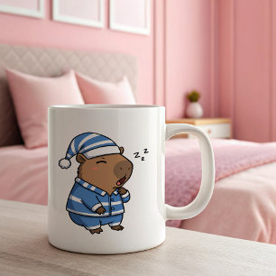 Mopshoofdige capybara mok Cozy & Relaxerende kof