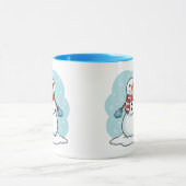Mopshoofdje Sneeuwman Mok (Midden)