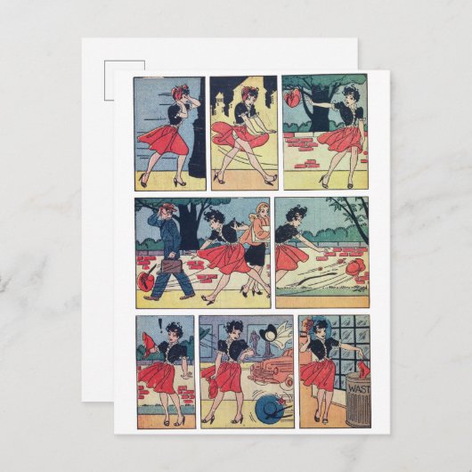 Mopsie Briefkaart (Voorkant / Achterkant)