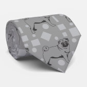 Mopskrawatte Stropdas (Opgerold)