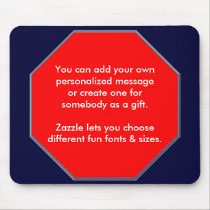 Mopusepad stoppen, je kunt je eigen bericht toevoe muismat