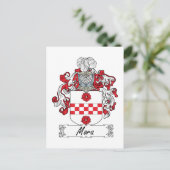 Mora Family Crest Briefkaart (Staand voorkant)