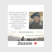 Moraal is een staat van geest Sticker (Vel)