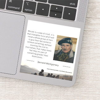 Moraal is een staat van geest Sticker