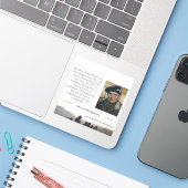 Moraal is een staat van geest Sticker (Laptop met iPhone)