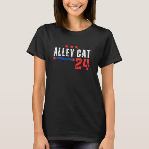 Moraal van een Zwerfkat als President 2024 T-shirt
