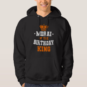 Morai van de geboorte koning partij kroon bday cel hoodie