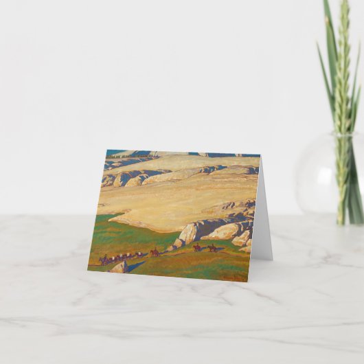 Moraine en weide, Sierra Nevada, Californië Bedankkaart (Voorkant)