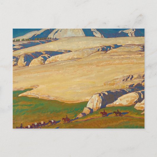 Moraine en weide, Sierra Nevada, Californië Briefkaart (Voorkant)