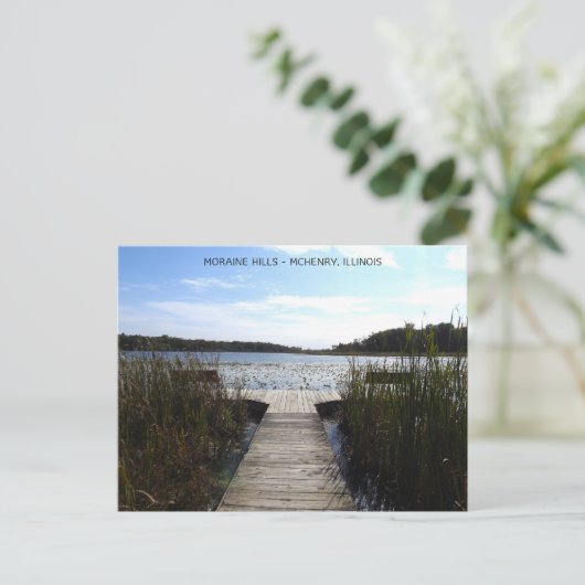 Moraine Hills, McHenry Illinois Briefkaart (Staand voorkant)