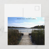 Moraine Hills, McHenry Illinois Briefkaart (Voorkant / Achterkant)