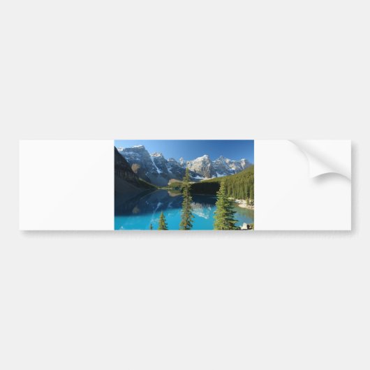 Moraine Lake 3 Bumpersticker (Voorkant)