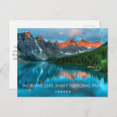 Moraine Lake Banff National Park Alberta Canada Briefkaart (Voorkant / Achterkant)