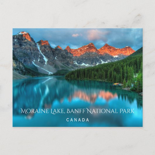 Moraine Lake Banff National Park Alberta Canada Briefkaart (Voorkant)