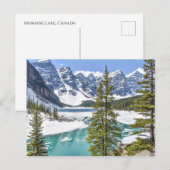 Moraine Lake, Banff National Park, Canada Briefkaart (Voorkant / Achterkant)