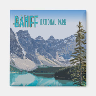 Moraine Lake Banff National Park Canada  Magneet