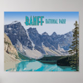 Moraine Lake Banff National Park Canada  Poster (Voorkant)