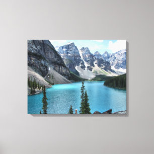 Moraine Lake, Banff National Park Wrapped Canvas