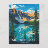Moraine Lake Banff Valley of Ten Peaks Briefkaart (Voorkant)