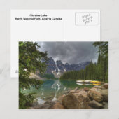 Moraine Lake Briefkaart (Voorkant / Achterkant)