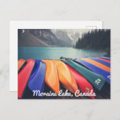 Moraine Lake Briefkaart (Voorkant / Achterkant)