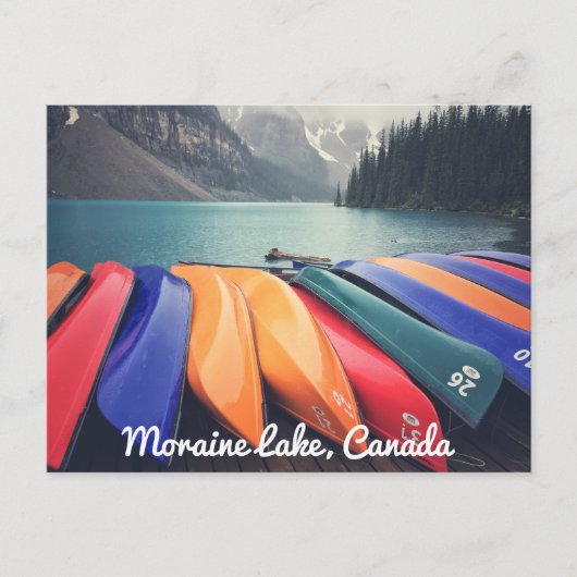 Moraine Lake Briefkaart (Voorkant)