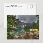 Moraine Lake Briefkaart (Voorkant / Achterkant)