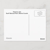 Moraine Lake Briefkaart (Achterkant)