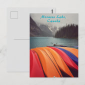 Moraine Lake Briefkaart (Voorkant / Achterkant)