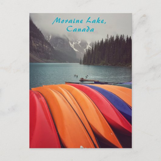 Moraine Lake Briefkaart (Voorkant)
