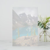 Moraine Lake Briefpapier (Staand voorkant)