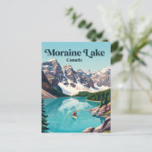 Moraine Lake Canada Briefkaart (Staand voorkant)