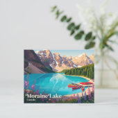 Moraine Lake Canada Briefkaart (Staand voorkant)