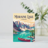 Moraine Lake Canada Briefkaart (Staand voorkant)