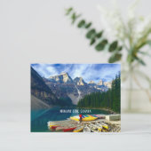 Moraine Lake, Canada Briefkaart (Staand voorkant)