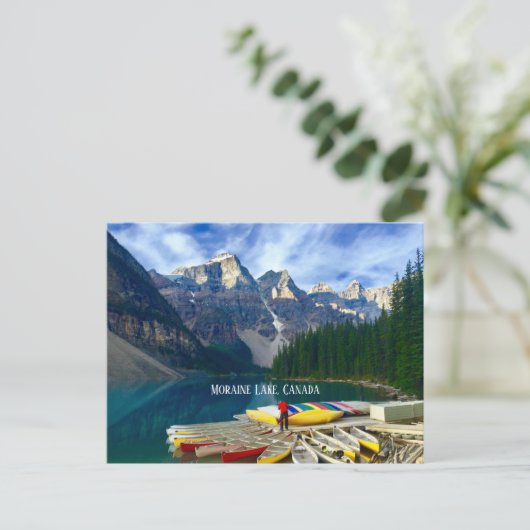 Moraine Lake, Canada Briefkaart (Staand voorkant)