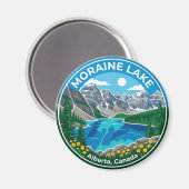 Moraine Lake Canada Magneet (Voorkant / Achterkant)