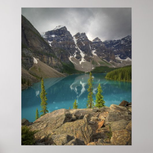 Moraine Lake Canada Poster (Voorkant)