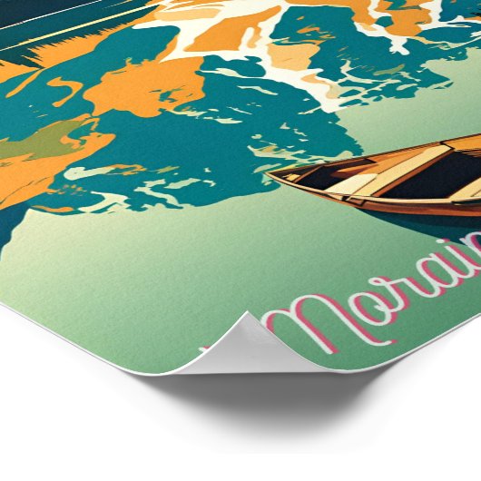 Moraine Lake - Canada Poster (Hoek)