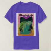 Moraine Lake Canada reisposter T-shirt (Design voorkant)