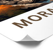 Moraine Lake Canada Reisprint Poster (Hoek)