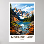 Moraine Lake Canada Reisprint Poster (Voorkant)