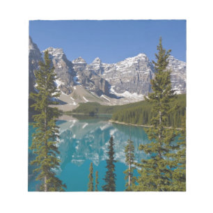 Moraine Lake, Canadese Rockies, Alberta, Canada 2 Notitieblok